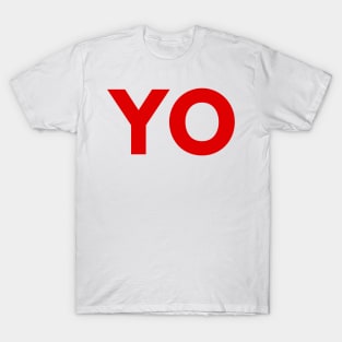 Red YO design from pizza truck T-Shirt